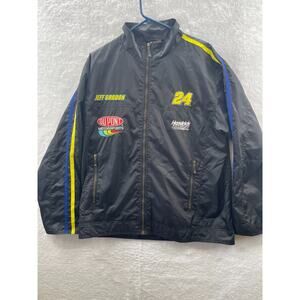 Chase Authentics Nascar 24 Jeff Gordon Zip Jack Men's Large DUPONT HENDRICK